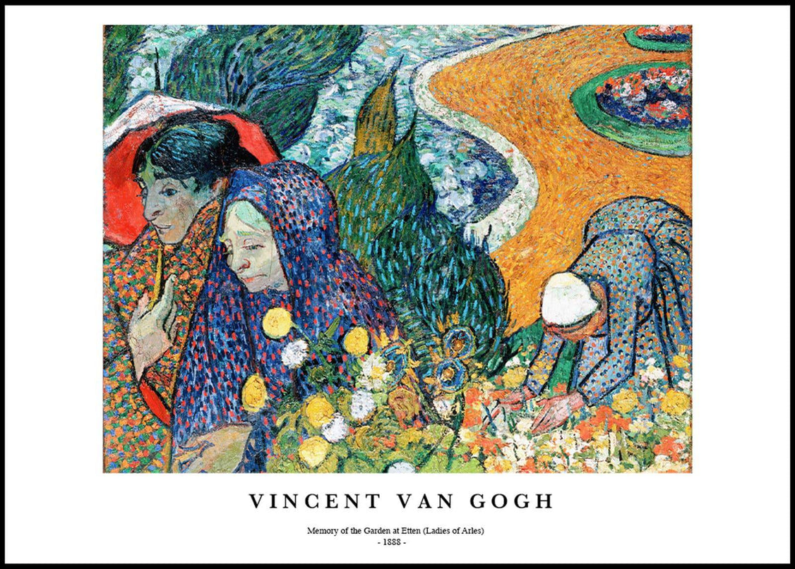 Vincent Van Gogh - Memory of the Garden at Etten Poster