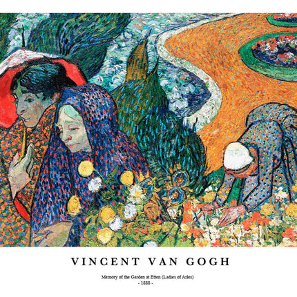 Vincent Van Gogh - Memory of the Garden at Etten Poster