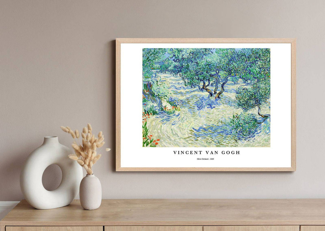 Vincent Van Gogh - Olive Orchard Poster