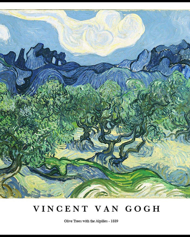 Vincent Van Gogh - Olive Trees with the Alpilles Poster