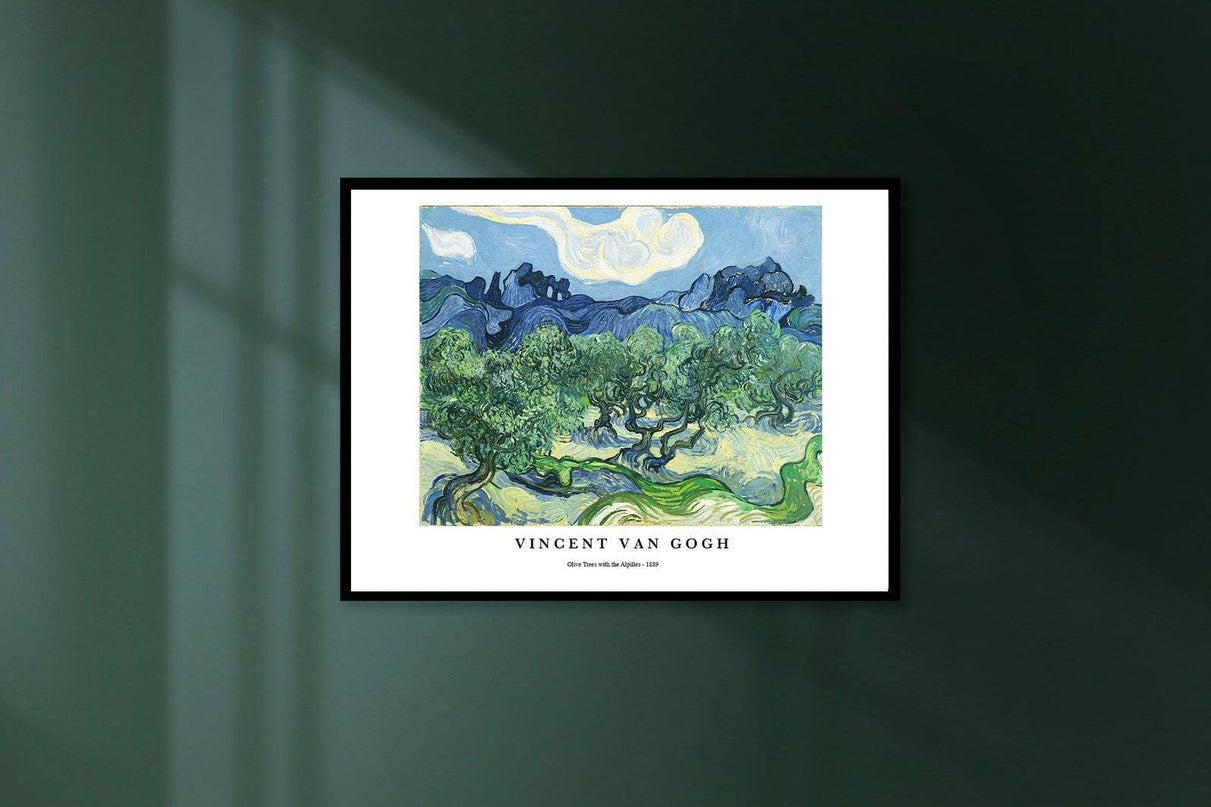 Vincent Van Gogh - Olive Trees with the Alpilles Poster