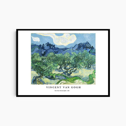 Vincent Van Gogh - Olive Trees with the Alpilles Poster