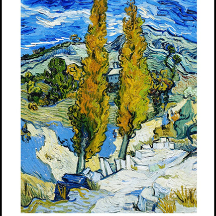 Vincent Van Gogh - Peupliers à Saint-Rémy Poster