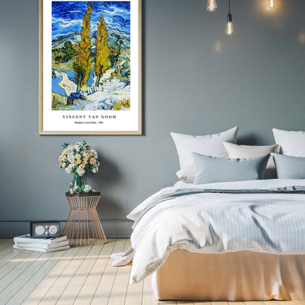 Vincent Van Gogh - Peupliers à Saint-Rémy Poster