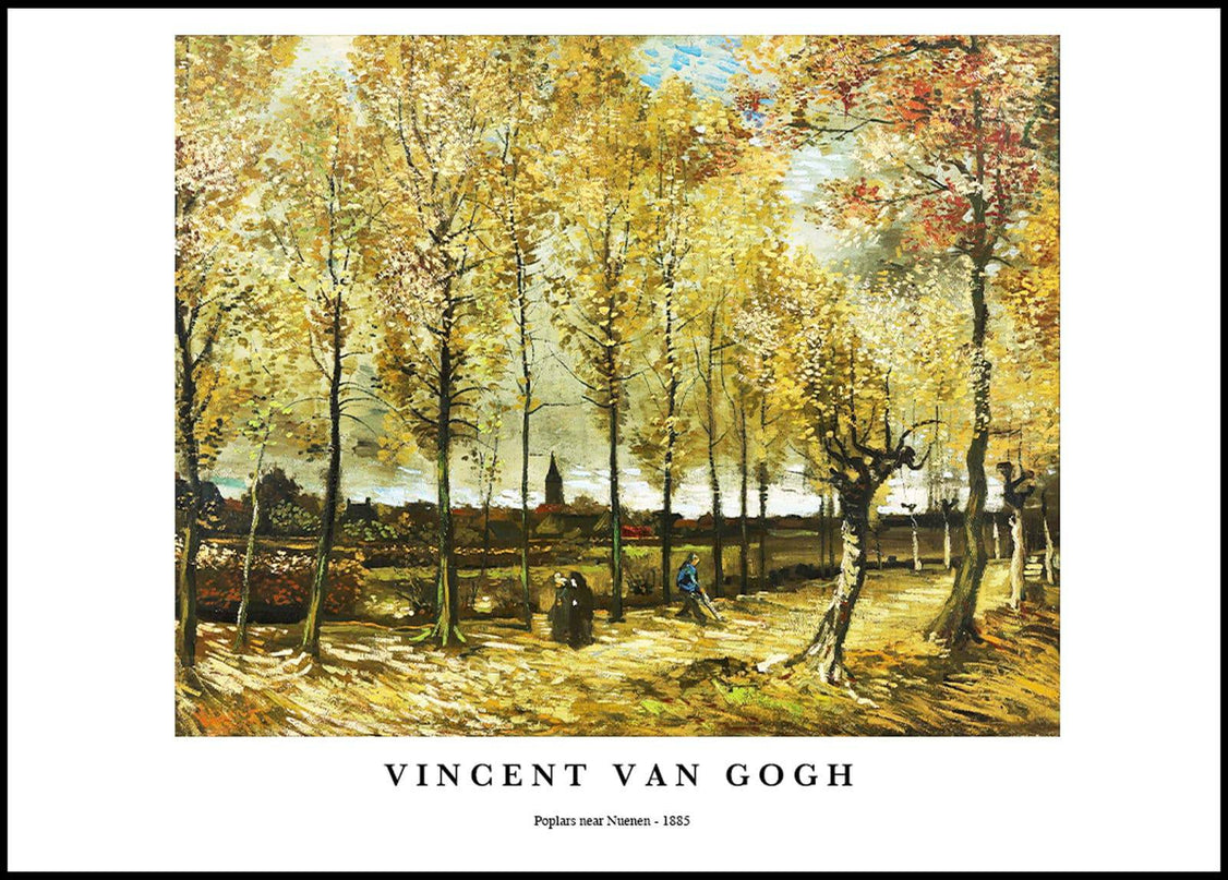 Vincent Van Gogh - Poplars near Nuenen Poster