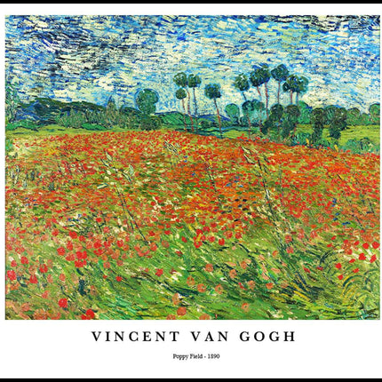 Vincent Van Gogh - Poppy Field Poster