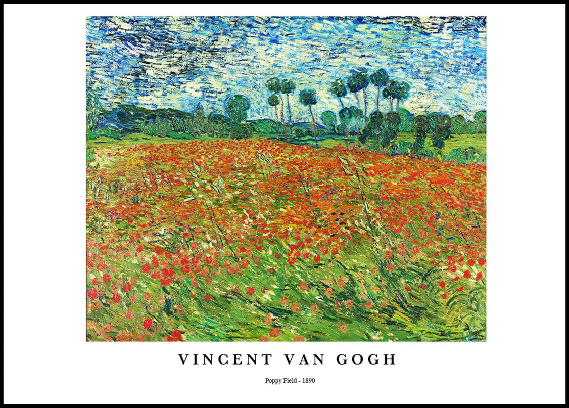 Vincent Van Gogh - Poppy Field Poster
