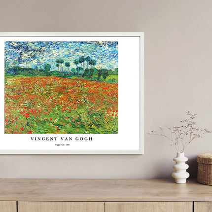 Vincent Van Gogh - Poppy Field Poster