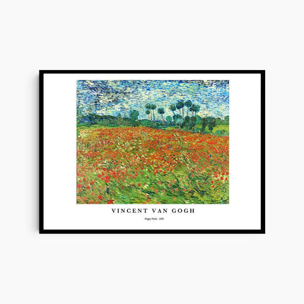 Vincent Van Gogh - Poppy Field Poster