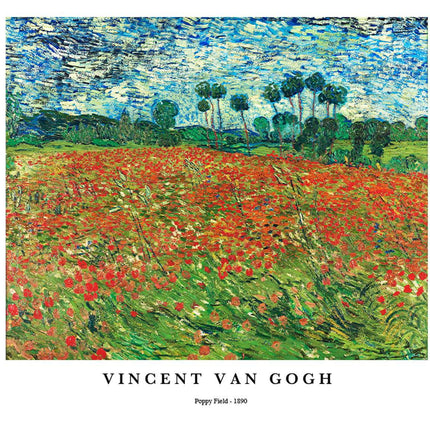 Vincent Van Gogh - Poppy Field Poster