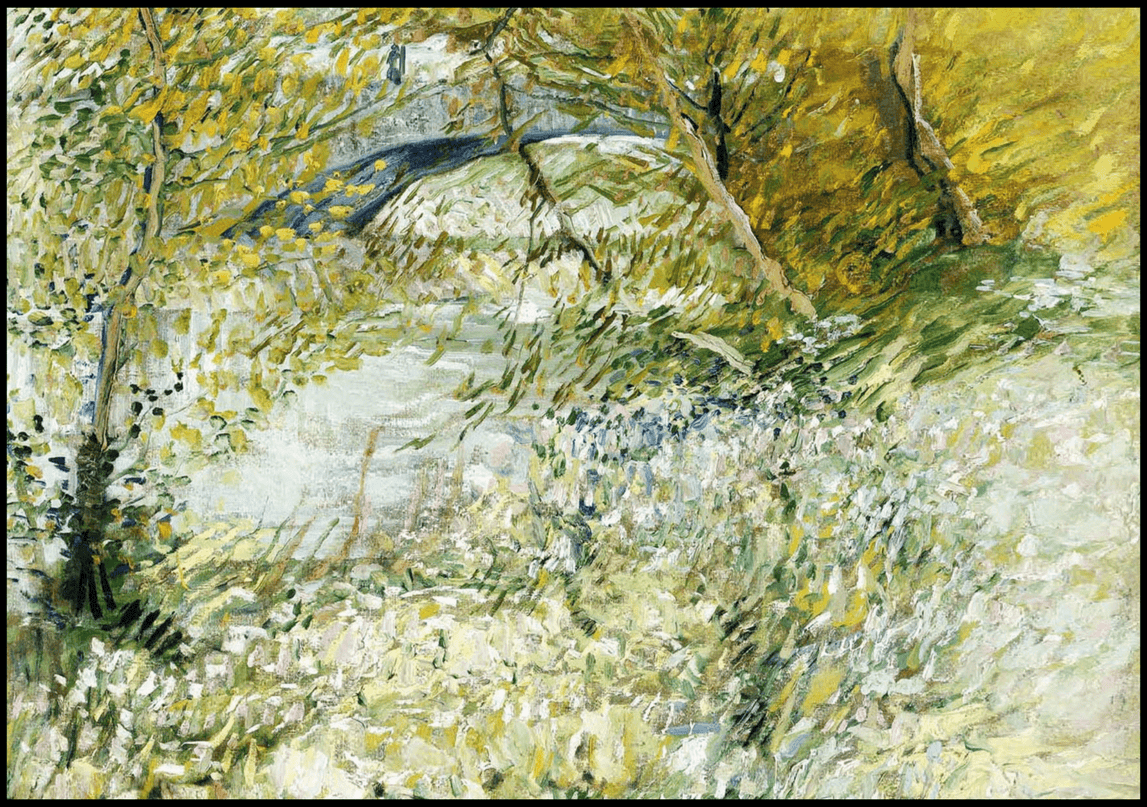 Vincent Van Gogh - River Bank in Springtime