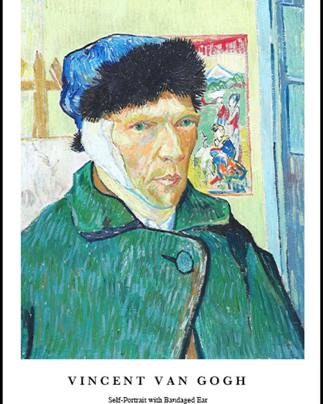 Vincent Van Gogh - Self-Portrait with Bandaged Ear Poster