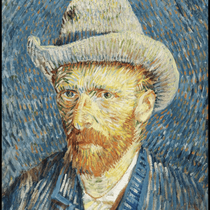 Vincent Van Gogh - Self-Portrait with Grey Felt Hat