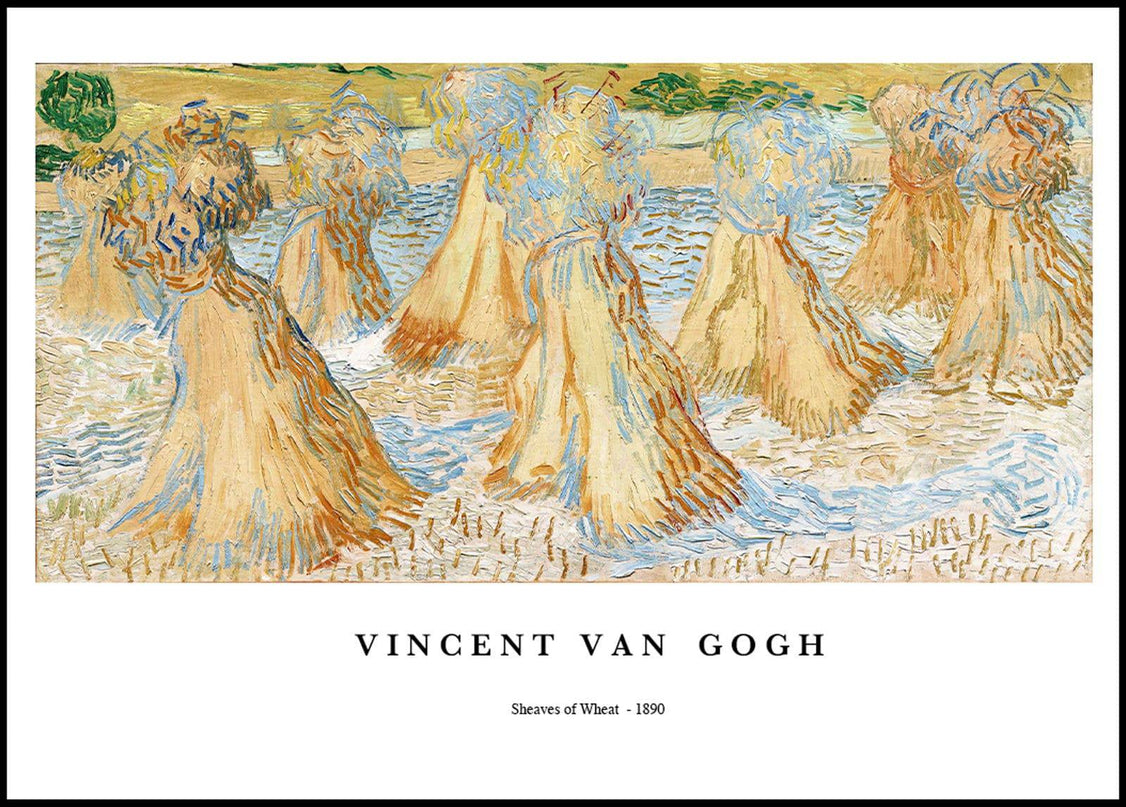 Vincent Van Gogh - Sheaves of Wheat Poster