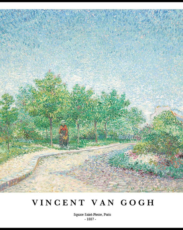 Vincent Van Gogh - Square Saint-Pierre, Paris Poster