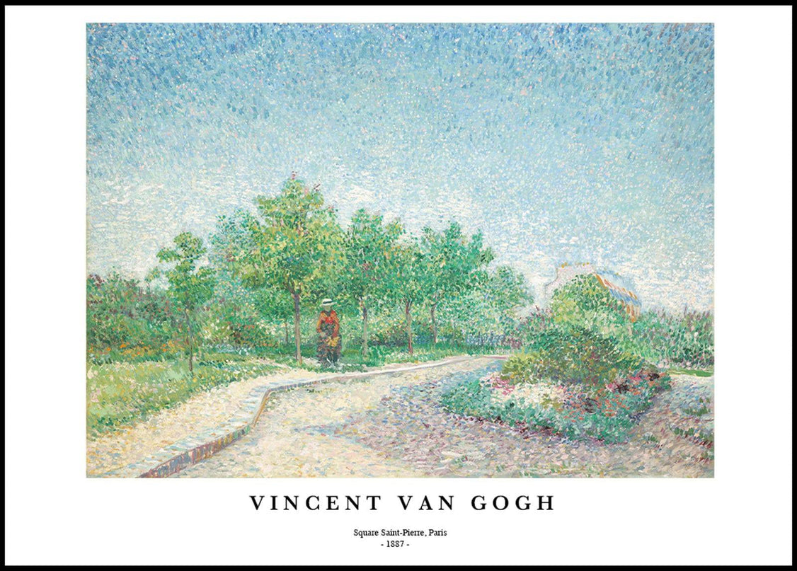 Vincent Van Gogh - Square Saint-Pierre, Paris Poster