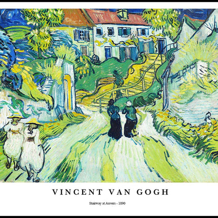 Vincent Van Gogh - Stairways at Auvers Poster