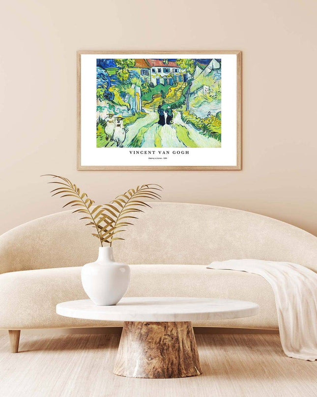 Vincent Van Gogh - Stairways at Auvers Poster