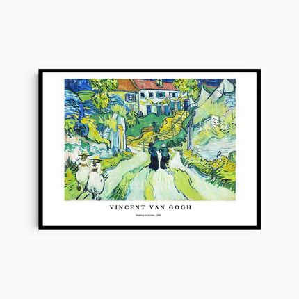 Vincent Van Gogh - Stairways at Auvers Poster