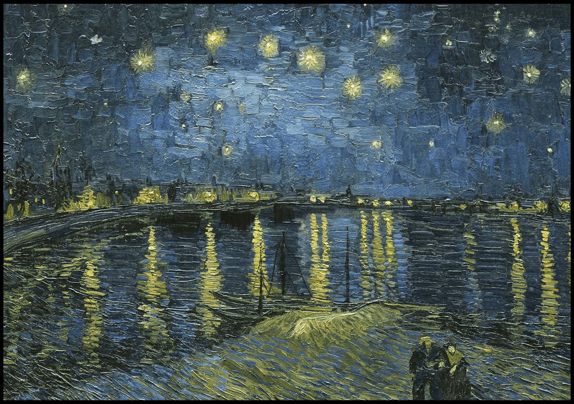 Vincent Van Gogh - Starry Night Over the Rhône