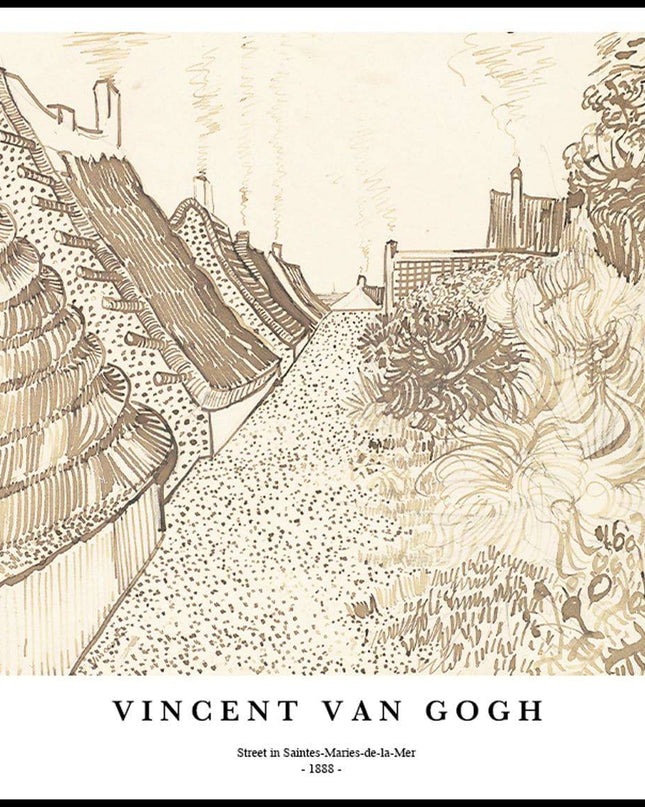 Vincent Van Gogh - Street in Saintes-Maries-de-la-Mer