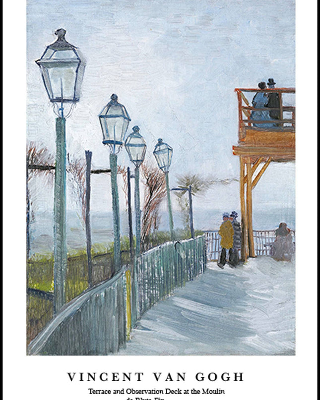 Vincent Van Gogh - Terrace and Observation Poster
