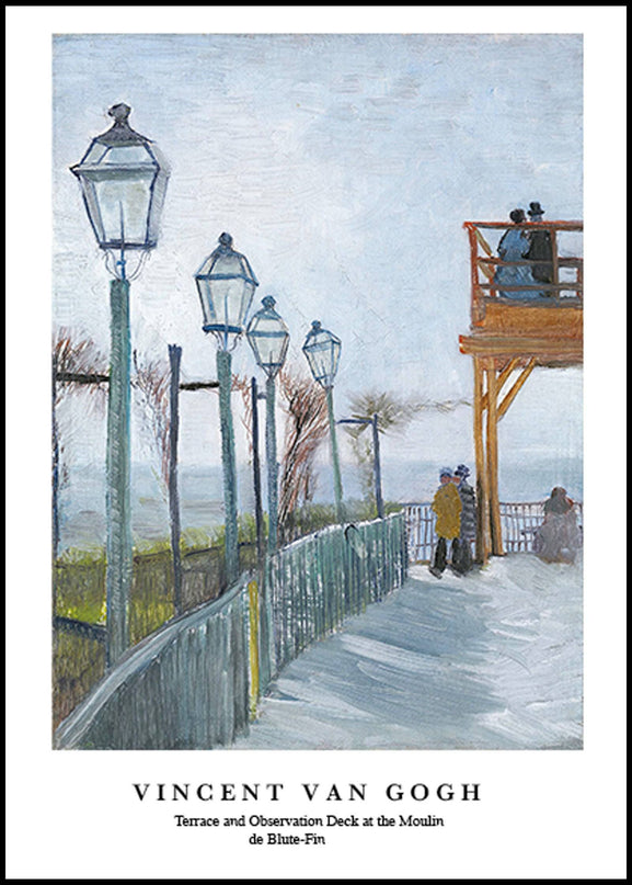 Vincent Van Gogh - Terrace and Observation Poster