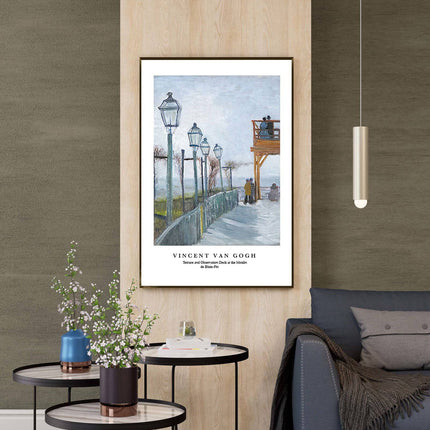 Vincent Van Gogh - Terrace and Observation Poster