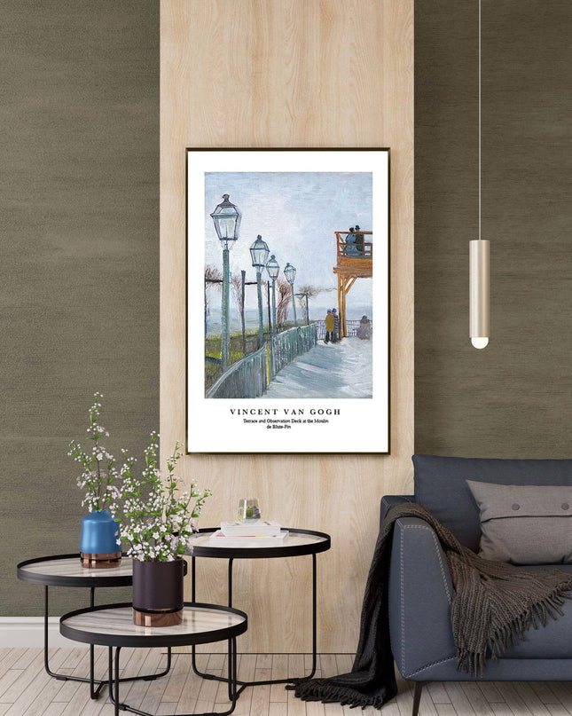 Vincent Van Gogh - Terrace and Observation Poster