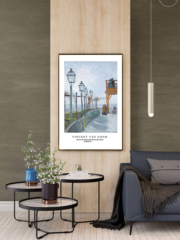 Vincent Van Gogh - Terrace and Observation Poster