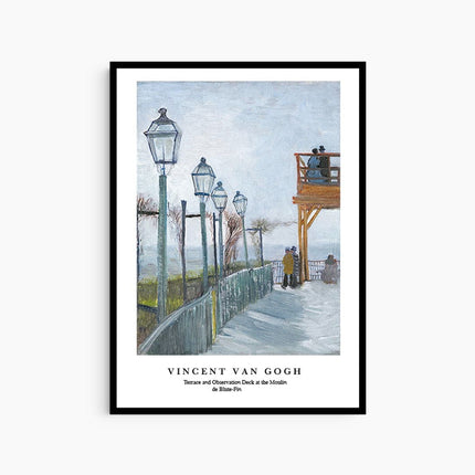 Vincent Van Gogh - Terrace and Observation Poster