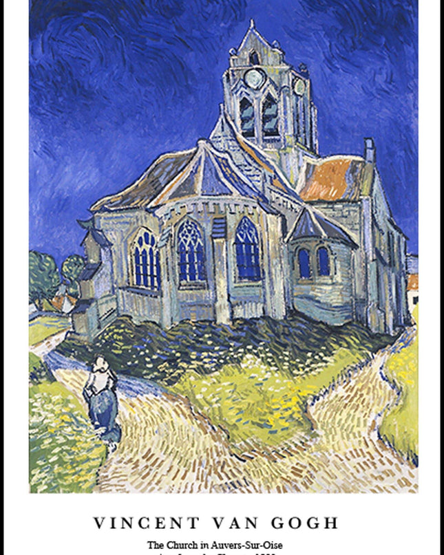 Vincent Van Gogh - The Church in Auvers-Sur-Oise view from the Chevet Poster