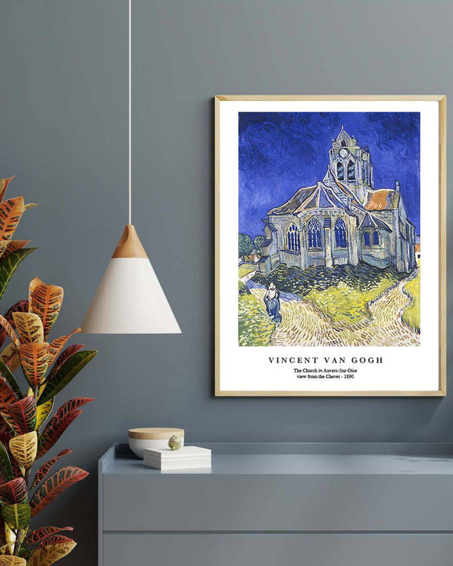 Vincent Van Gogh - The Church in Auvers-Sur-Oise view from the Chevet Poster