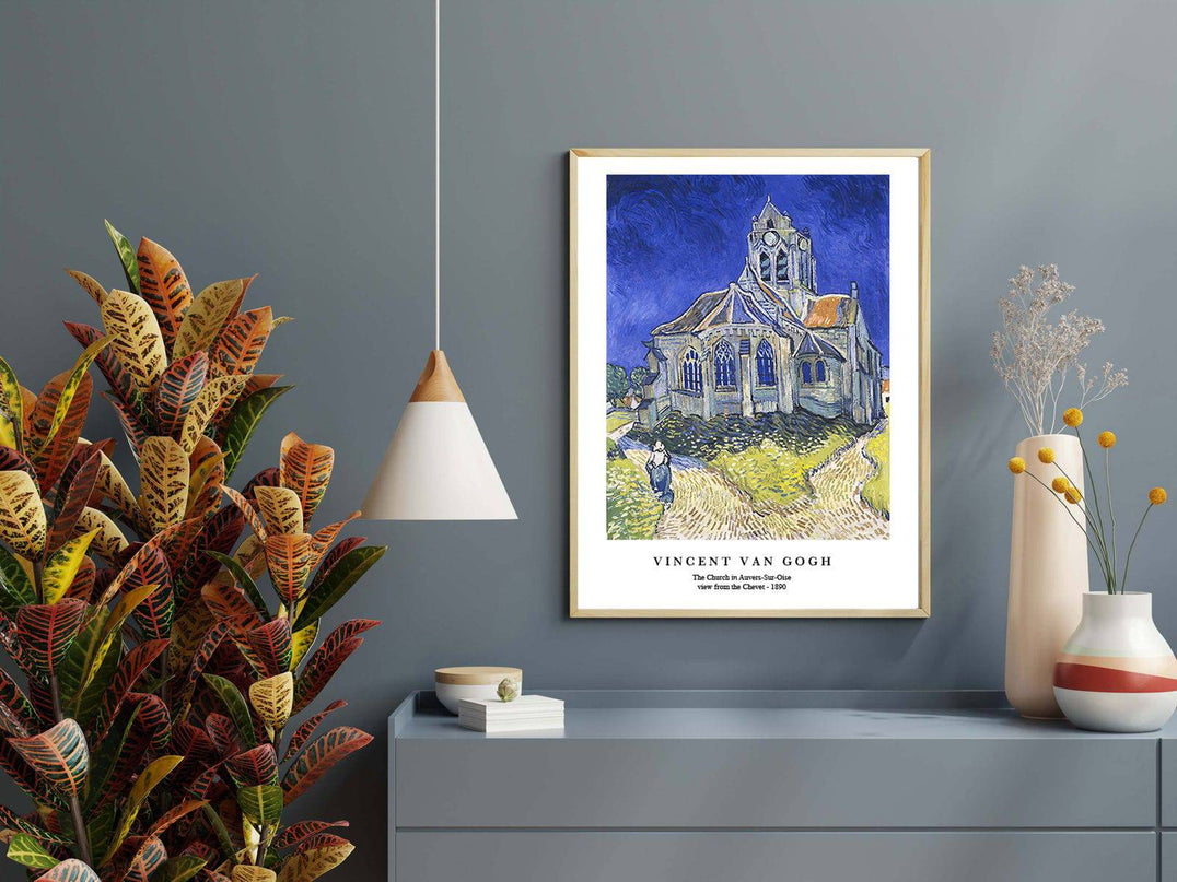 Vincent Van Gogh - The Church in Auvers-Sur-Oise view from the Chevet Poster