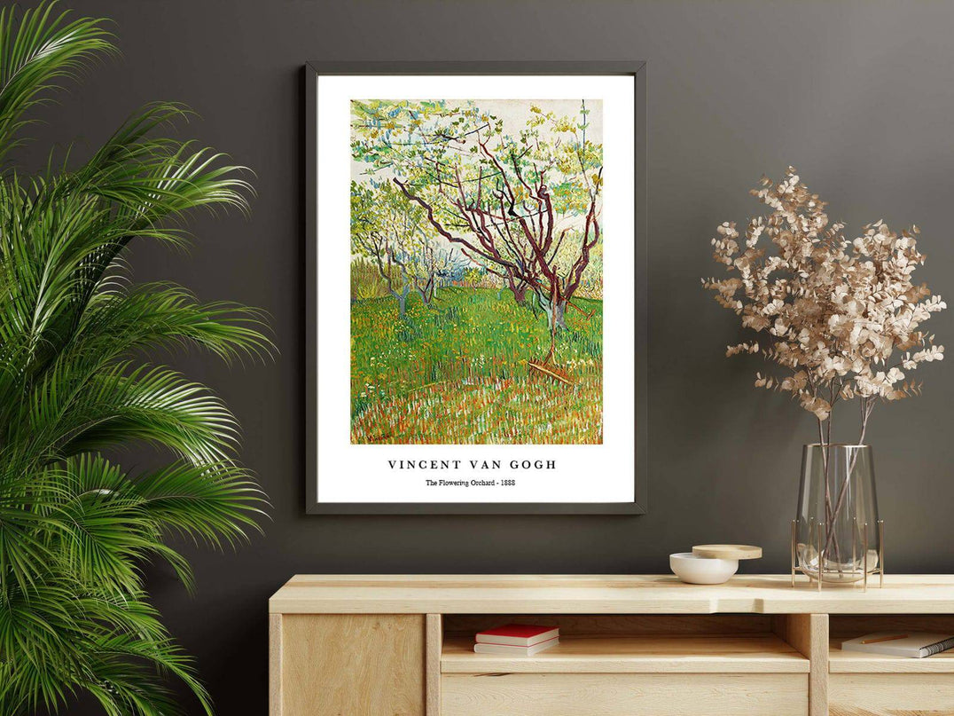Vincent Van Gogh - The Flowering Orchard Poster