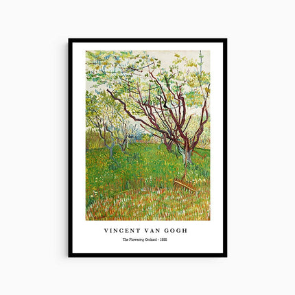 Vincent Van Gogh - The Flowering Orchard Poster