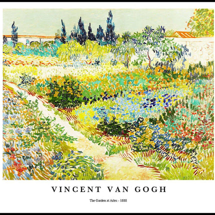 Vincent Van Gogh - The Garden at Arles Poster