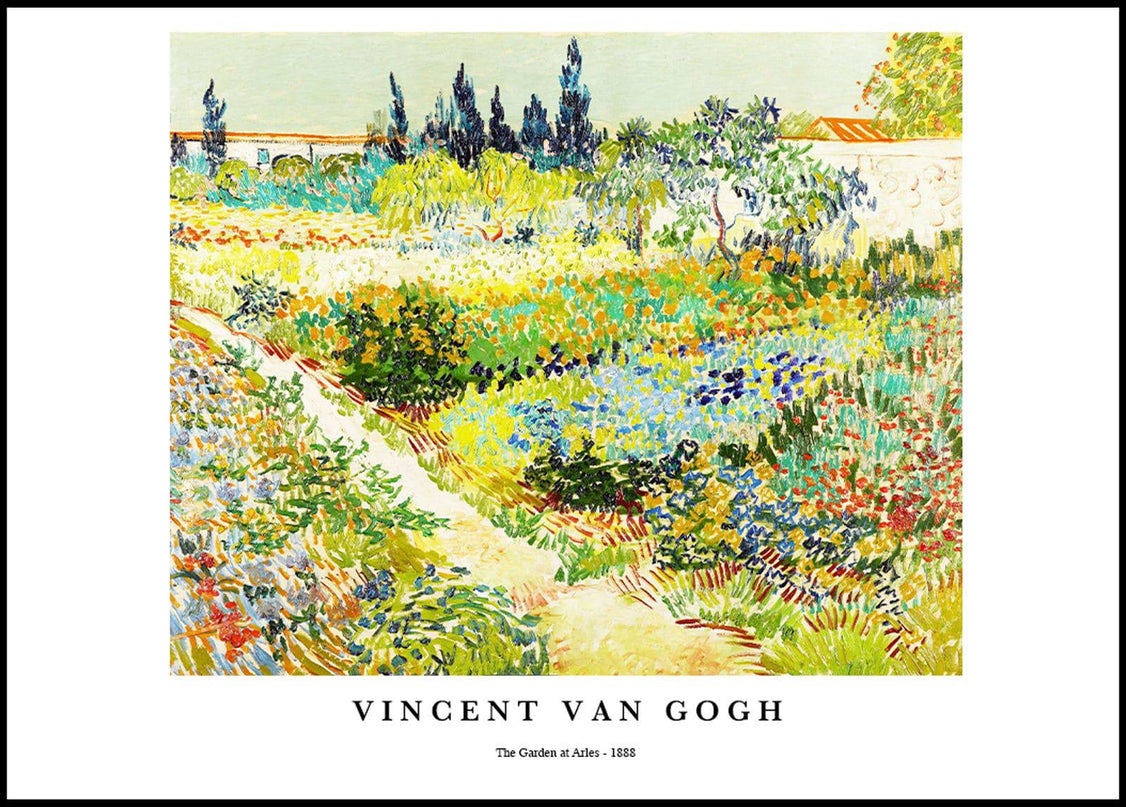 Vincent Van Gogh - The Garden at Arles Poster