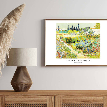 Vincent Van Gogh - The Garden at Arles Poster