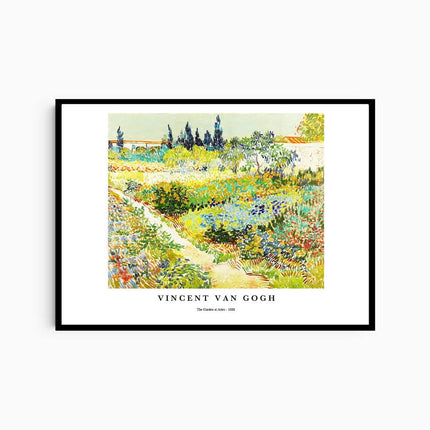 Vincent Van Gogh - The Garden at Arles Poster