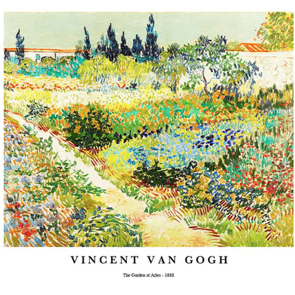 Vincent Van Gogh - The Garden at Arles Poster