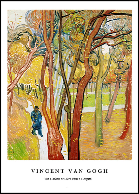 Vincent Van Gogh - The Garden of Saint Paul's Hospital Poster