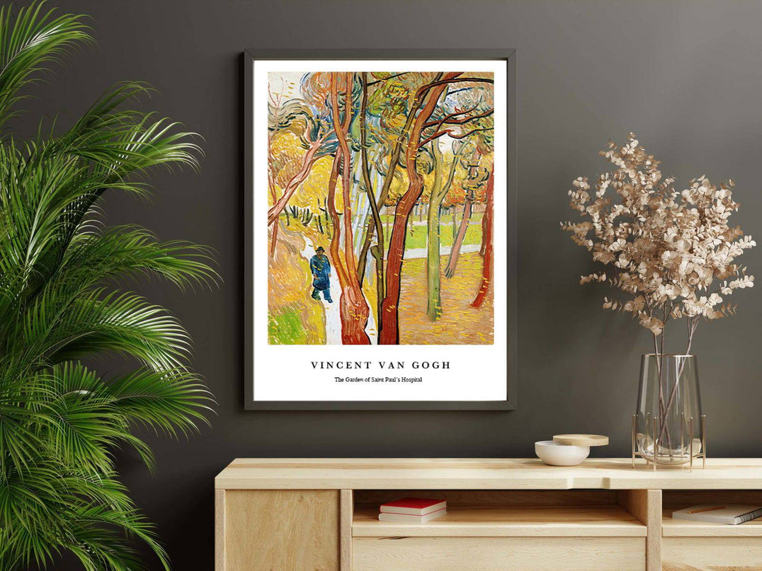 Vincent Van Gogh - The Garden of Saint Paul's Hospital Poster