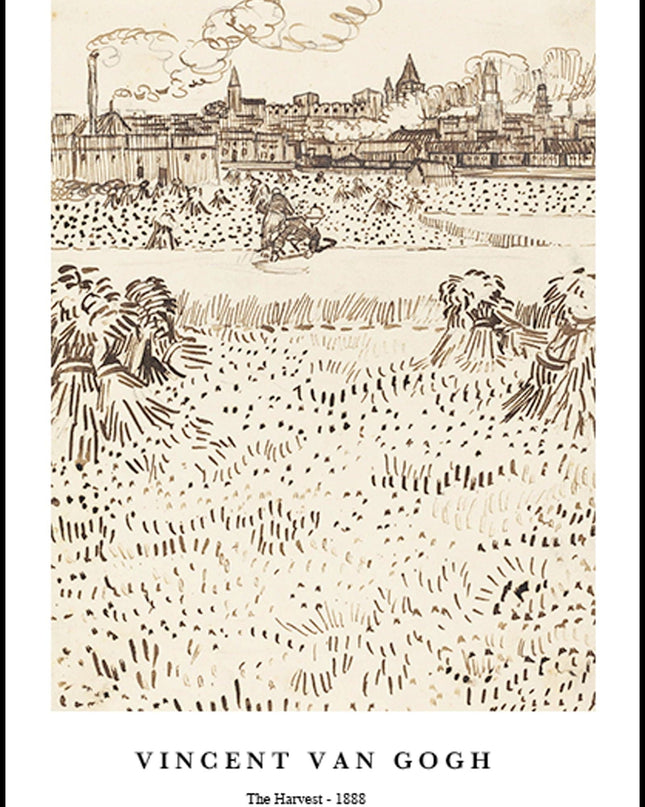 Vincent Van Gogh - The Harvest Poster