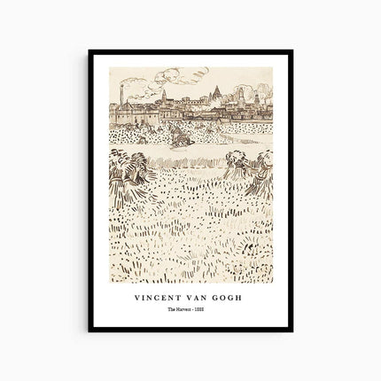 Vincent Van Gogh - The Harvest Poster
