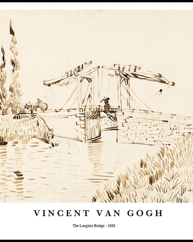 Vincent Van Gogh - The Langlois Bridge Poster