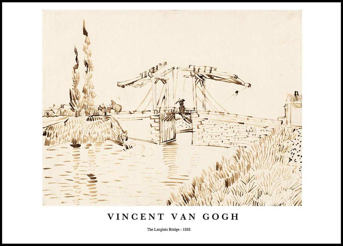 Vincent Van Gogh - The Langlois Bridge Poster
