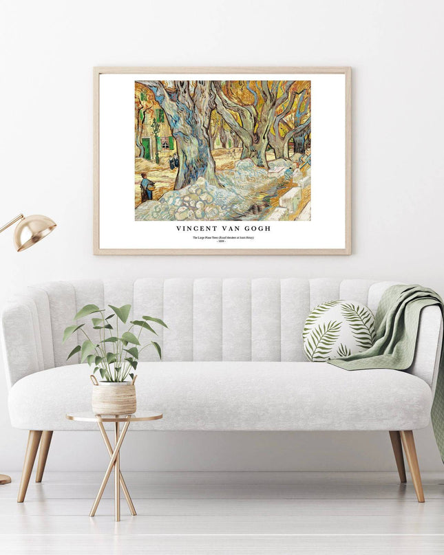 Vincent Van Gogh - The Large Plane Trees Poster