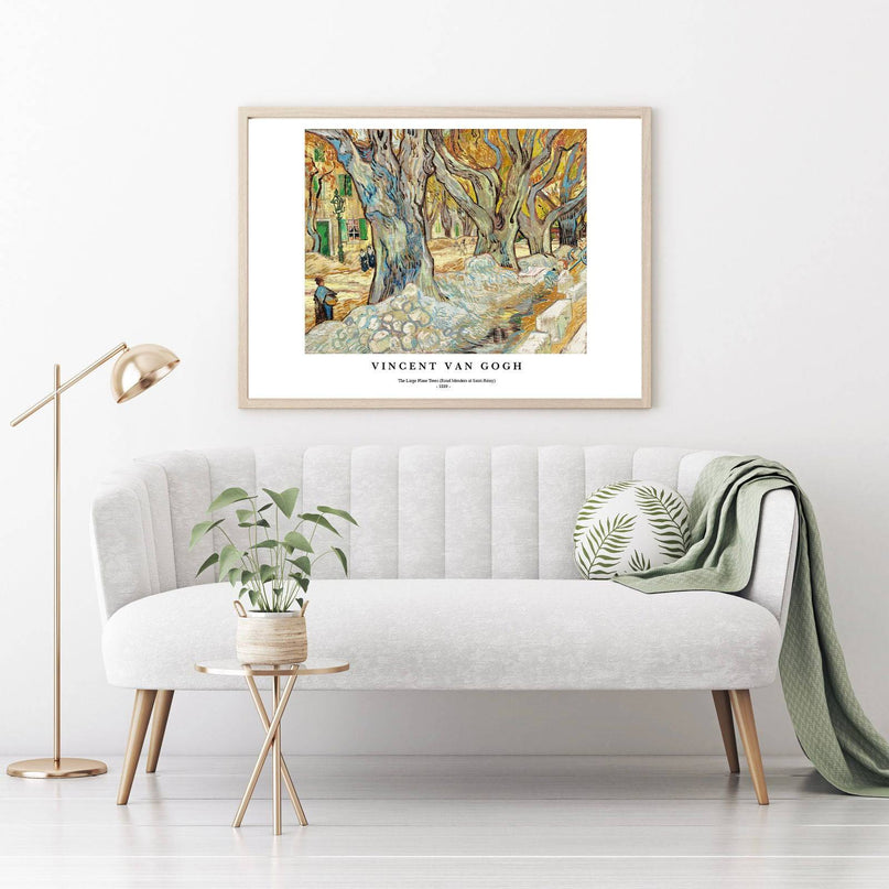 Vincent Van Gogh - The Large Plane Trees Poster