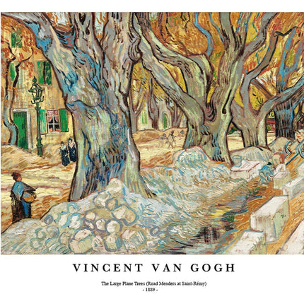 Vincent Van Gogh - The Large Plane Trees Poster